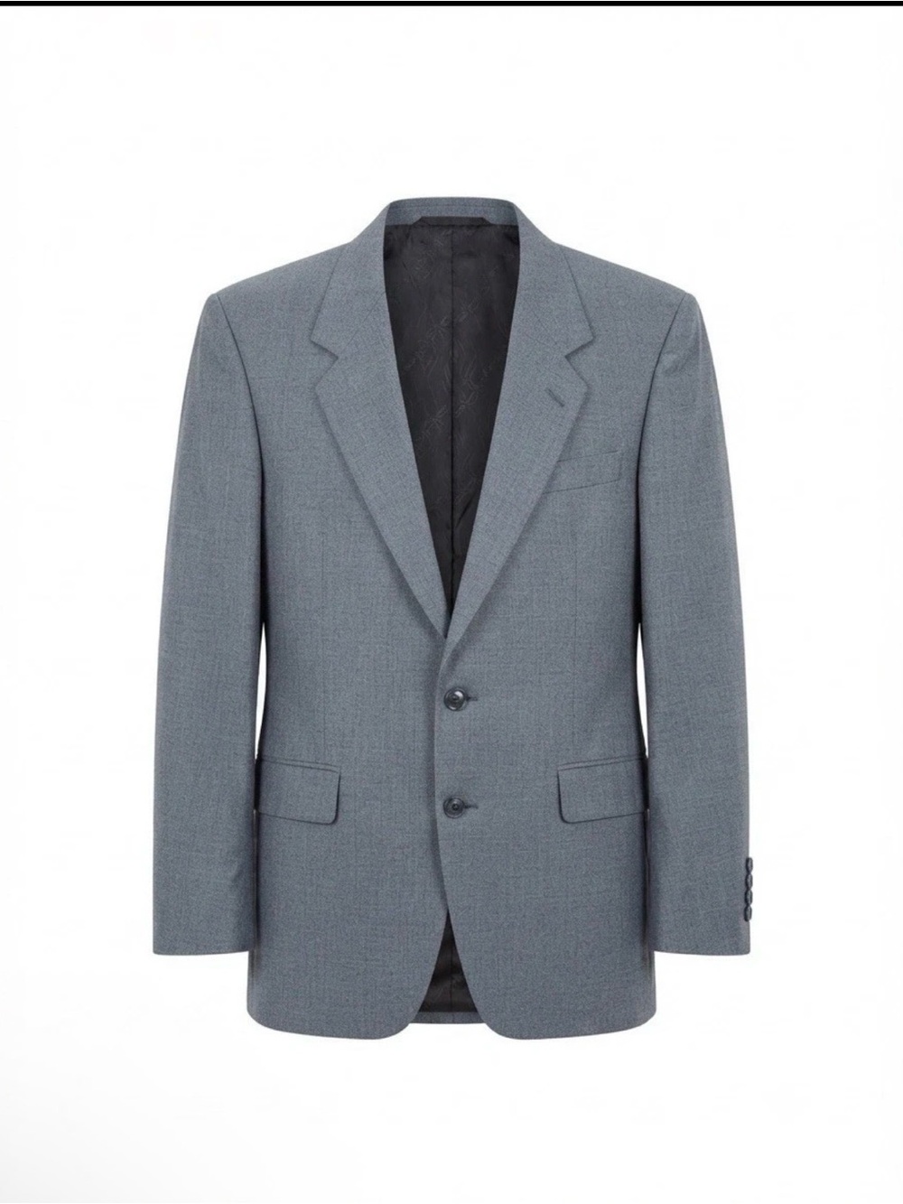 Oleg Cassini Barneys New York Gray Wool Suit Set Mens Blazer 42R 34x30